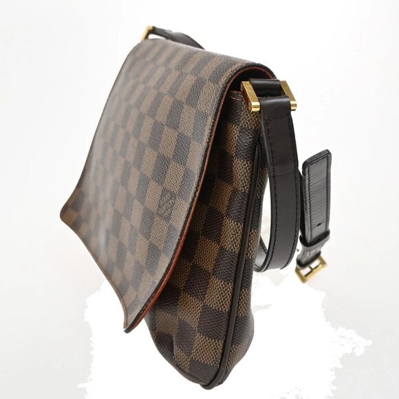 LOUIS VUITTON Musette Tango Long Shoulder Bag Damier Ebene Brown N51301 77FC159 - Picture 2 of 14